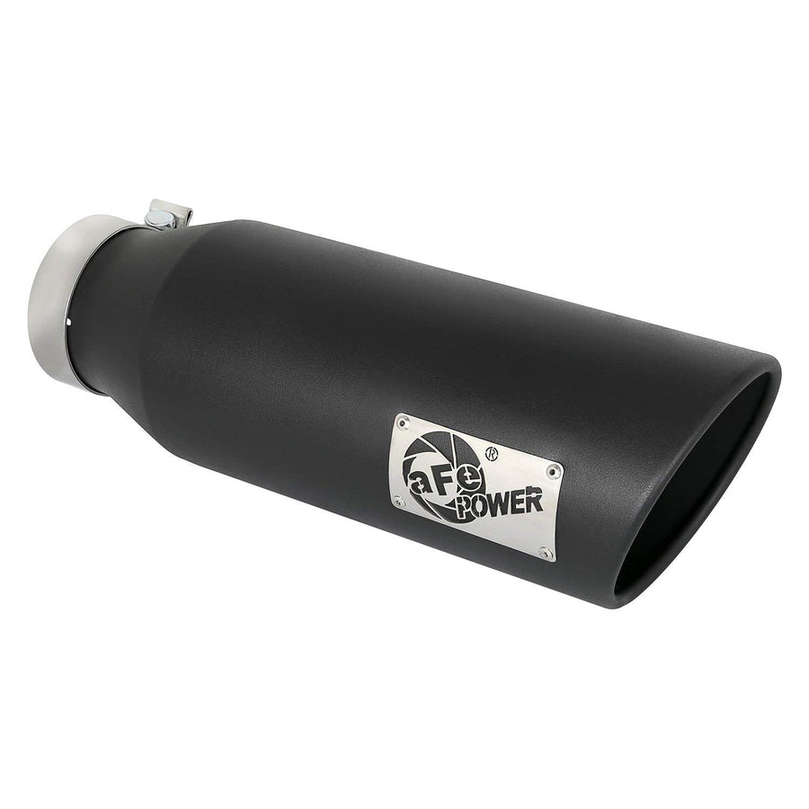 MACH Force-Xp aFe Power 49T40601-B18 Clamp-on Exhaust Tip Black 409 Stainless Steel