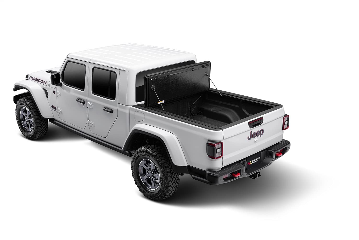 Rugged Ridge Hard Folding Armis Tonneau Cover for Jeep Gladiator JT | Tri-Fold, Weather Resistant, Full Bed Access | 13550.24 | Fits 2020-2025 Jeep Gladiator JT