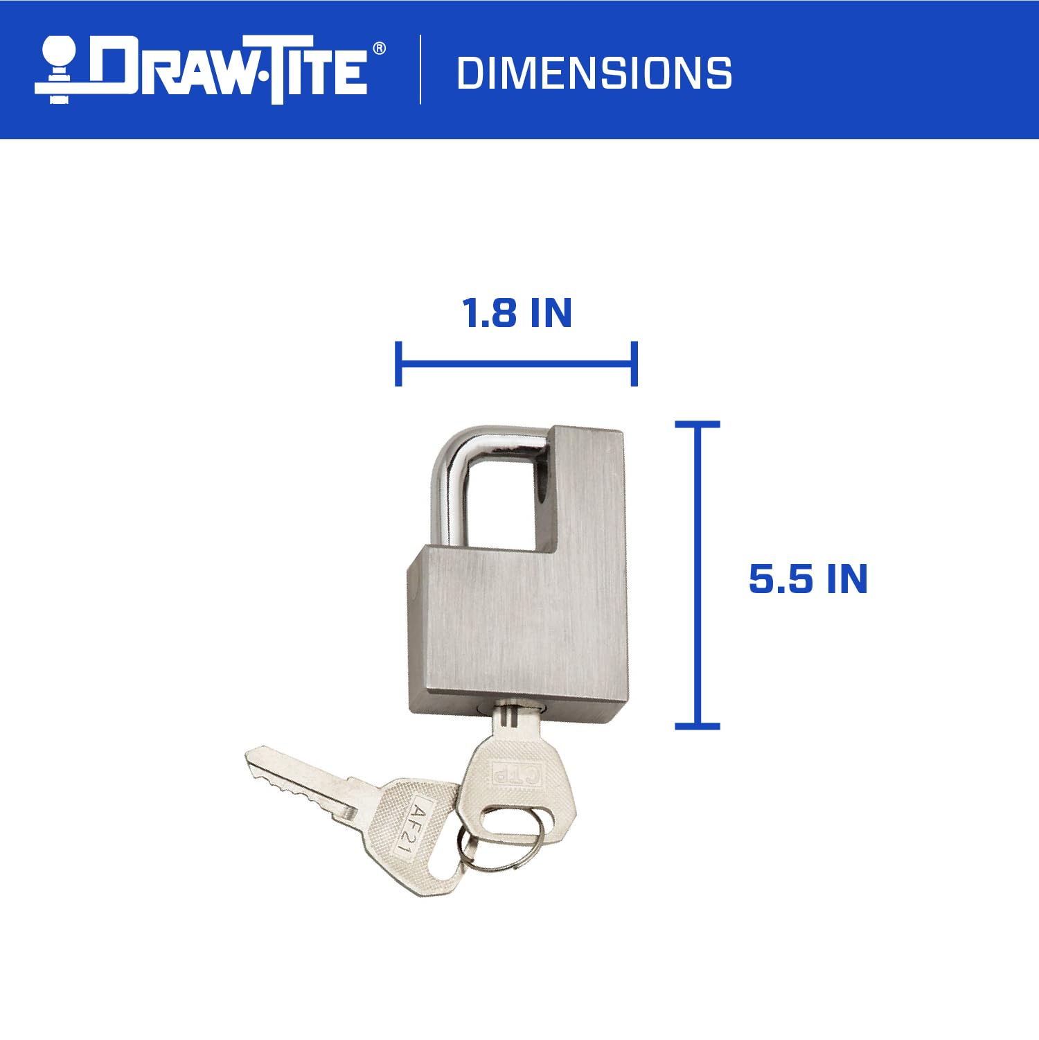 Stainless Steel Bulldog (580408) Trailer Coupler Lock