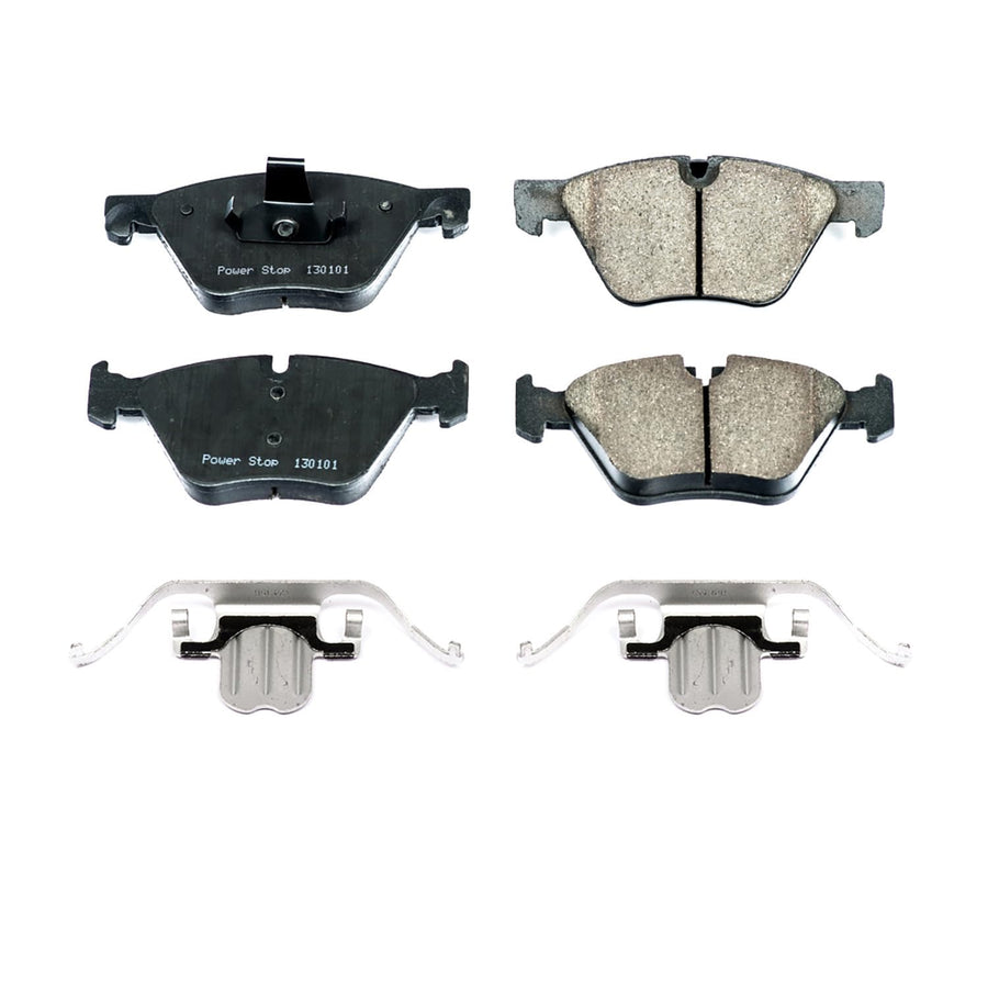 Power Stop Brake Kit Front For BMW 528i 2011-16 | BMW 528i xDrive 2012-16 - Ceramic Brake Pads With Installation Hardware, 17-1504