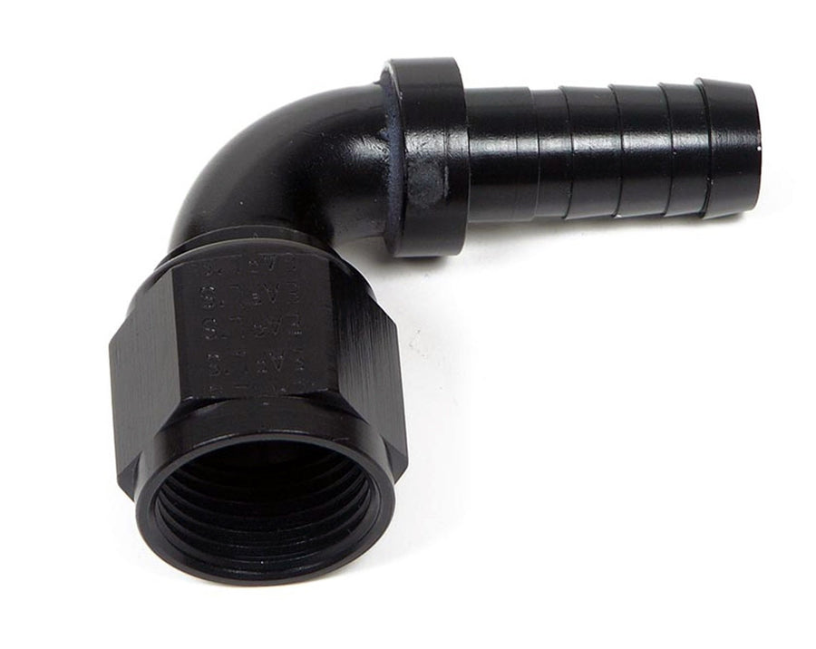 AT709108ERL Earl's Auto-Crimp Hose End - 90 Degree - Size -8 - Black