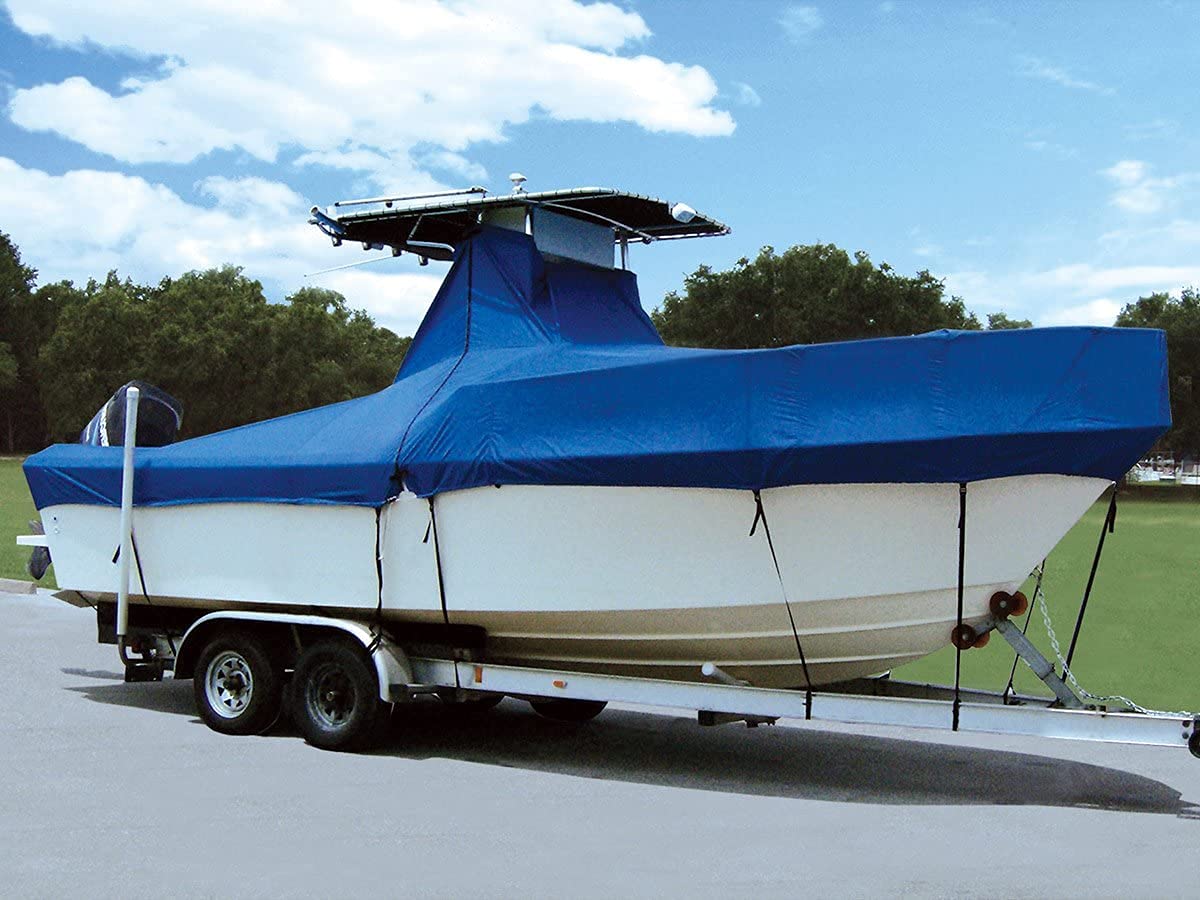 T-Top Boat Cover, Taylor Made Products 74206OB, High Rails, 23 foot 5 inch to 24 foot 4 inch Length, 102 inch Max. Beam