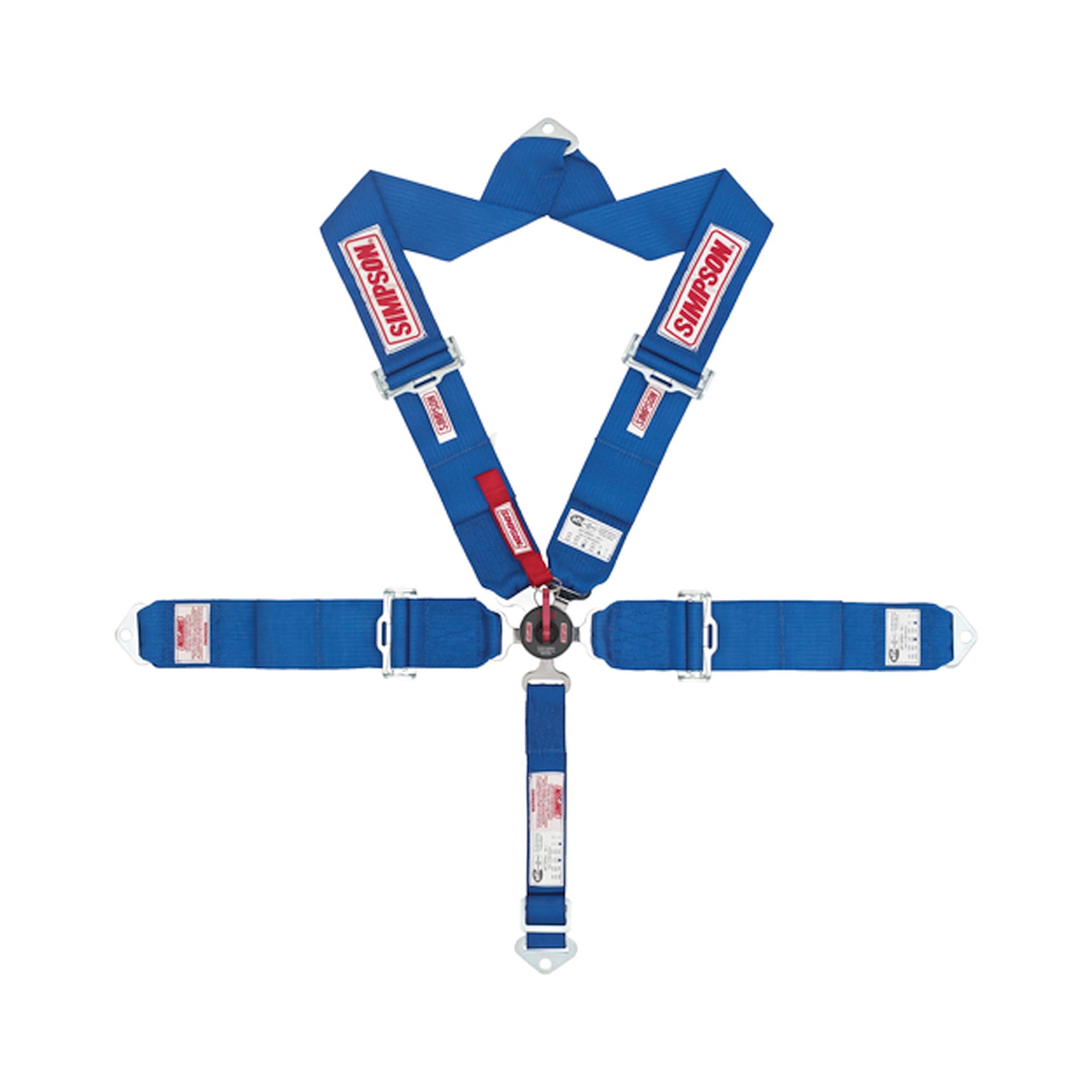 Simpson Racing 29108BK Lever Camlock Harness