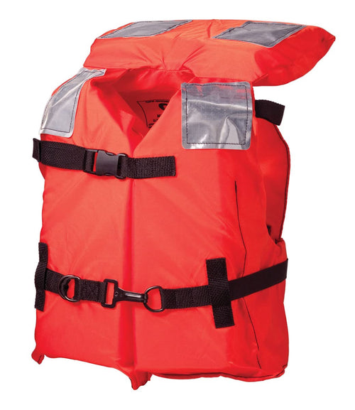 Kent Type I Jacket Style Commercial Life Jacket, Child 50-90 Pounds, Orange