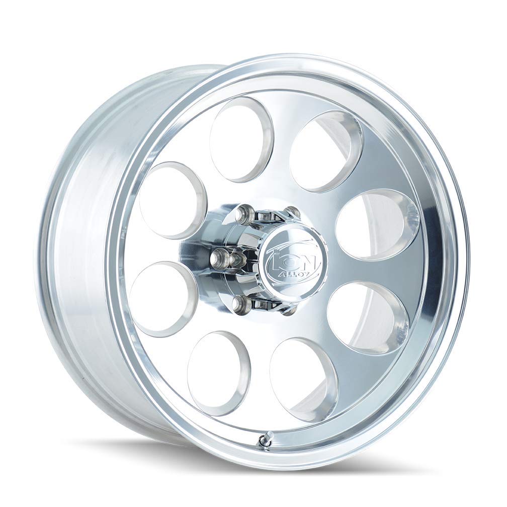 16x8 171, Bolt Pattern: 5x4.5/, Offset: -5, POLISHED, set of 1