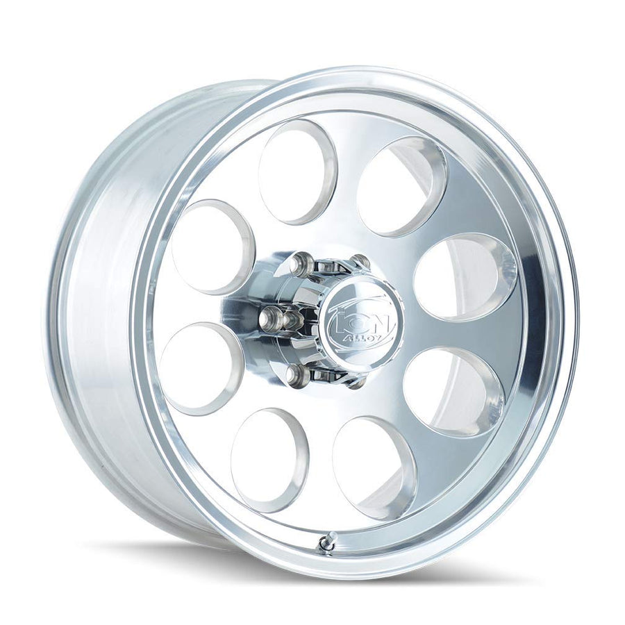 16x8 171, Bolt Pattern: 6x4.5/, Offset: -5, POLISHED, set of 1