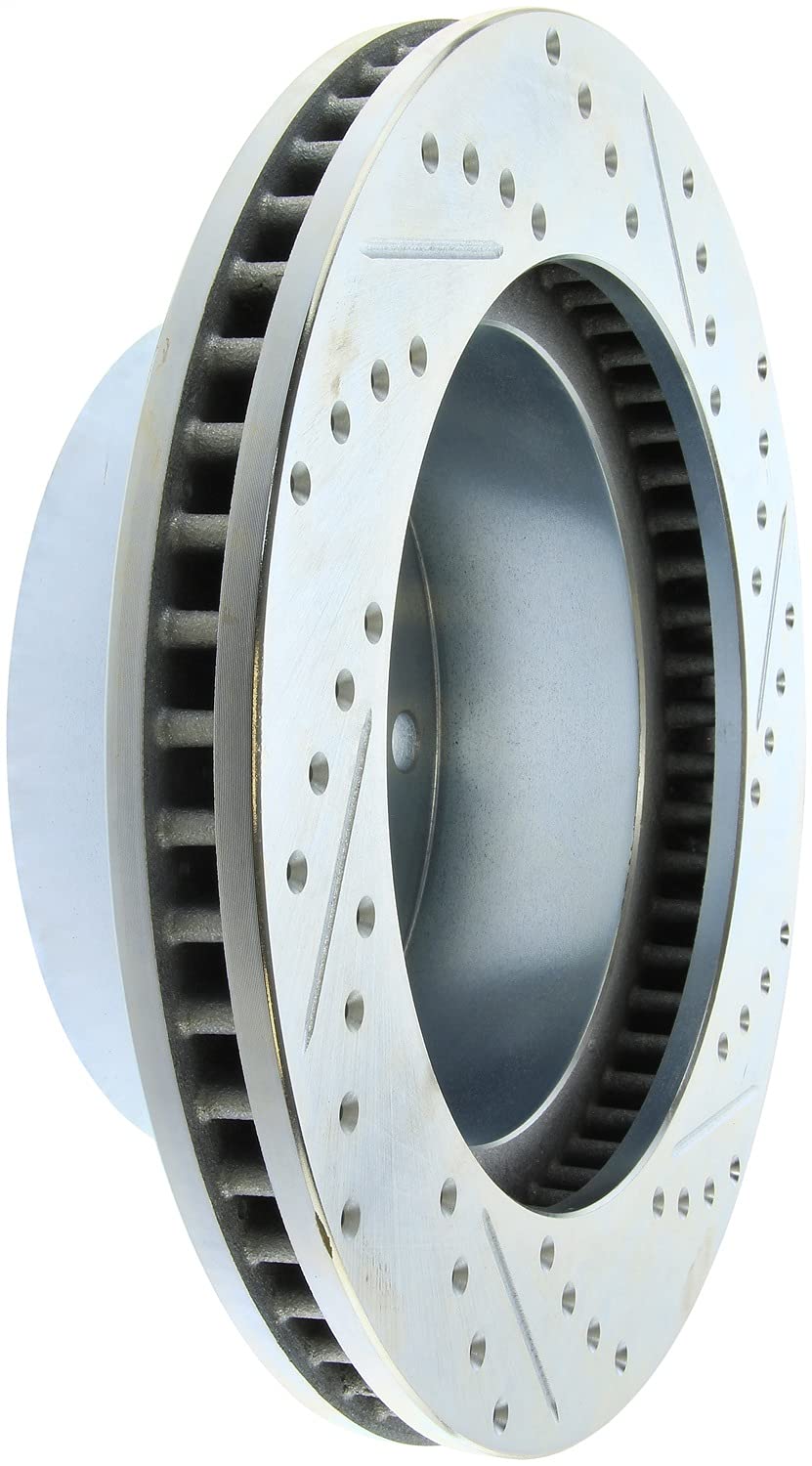 Right Stoptech 227.67061R Select Sport Drilled & Slotted Rotor