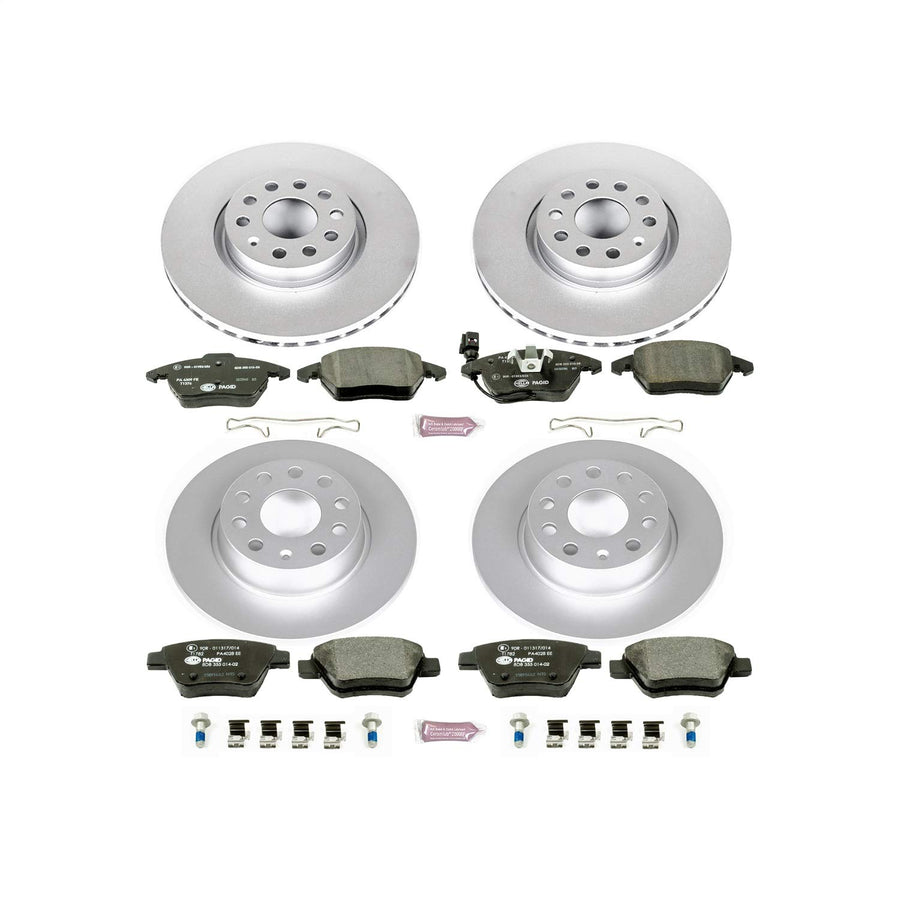 Euro-Stop Power Stop Brake Kit For Audi A3, Audi A3 Quattro, VW Beetle, VW Eos, VW GTI, VW Jetta [Model Specific]