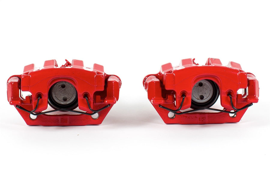 Power Stop Rear S5050 High-Temp Pair of Red Powder Coated Calipers For Pontiac Solstice 2006-2009, Saturn Sky 2007-2010 [Model Specific]