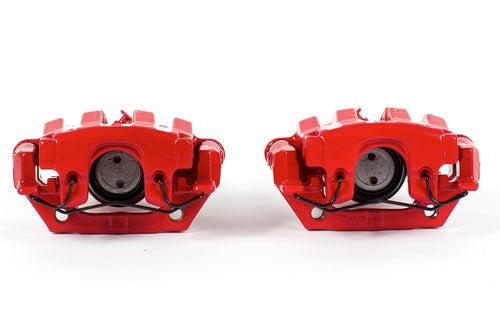 Power Stop Rear S5050 High-Temp Pair of Red Powder Coated Calipers For Pontiac Solstice 2006-2009, Saturn Sky 2007-2010 [Model Specific]