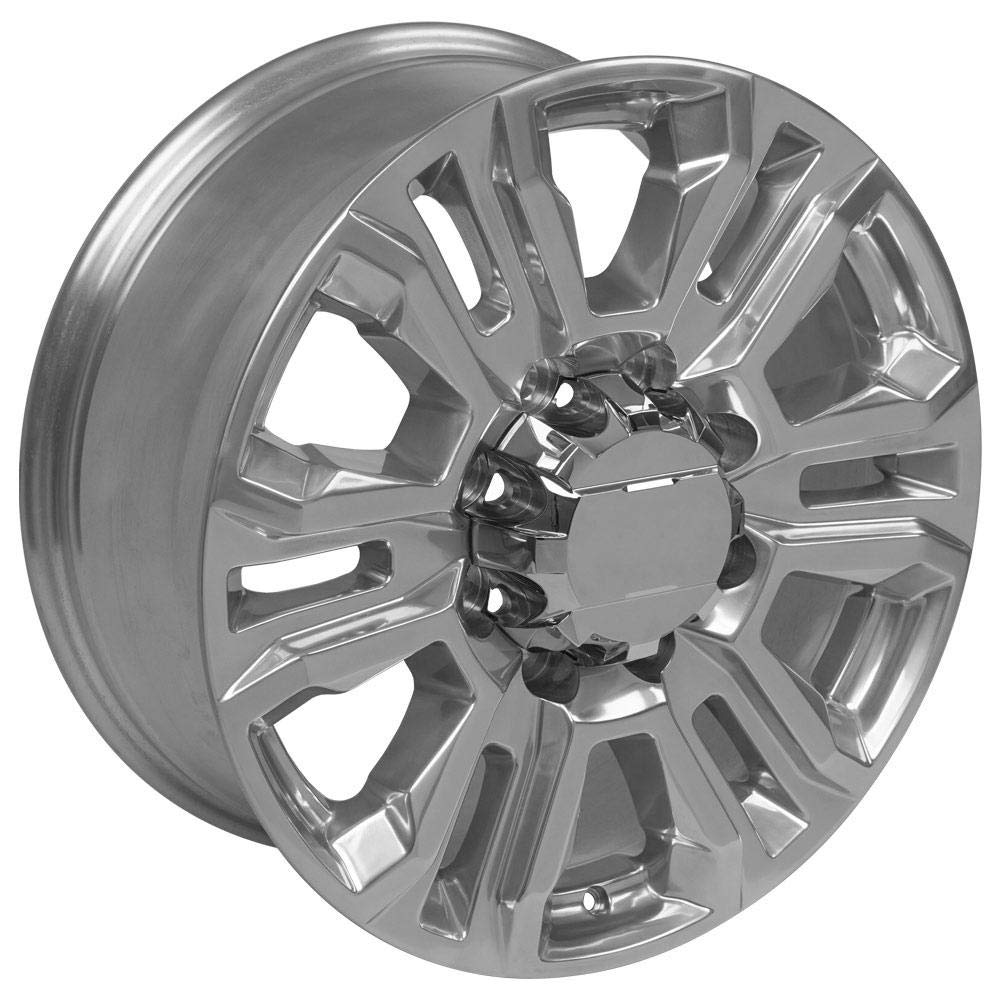 20 Inch OE Wheels CV70A Rim Fits Sierra 2500/3500 Denali Style 8x165.1 20x8.5 Polished - Hollander 5957 (1)