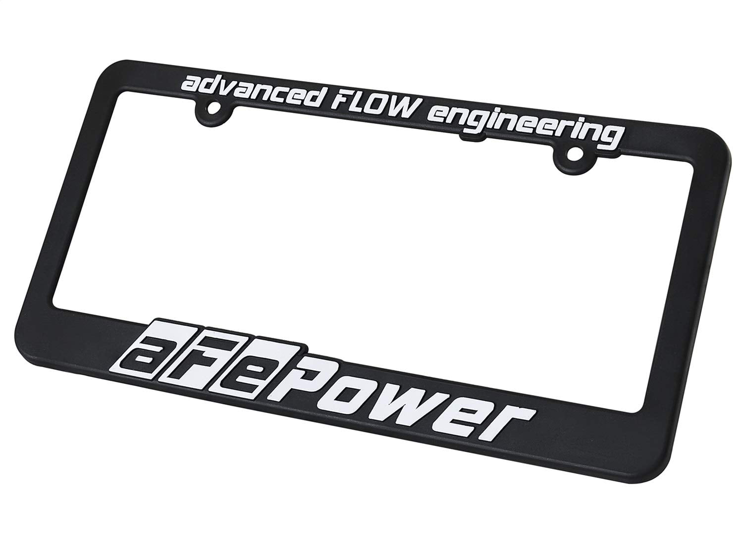 License Plate Frame aFe Power-40-10097, White