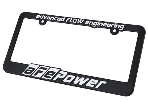 License Plate Frame aFe Power-40-10097, White