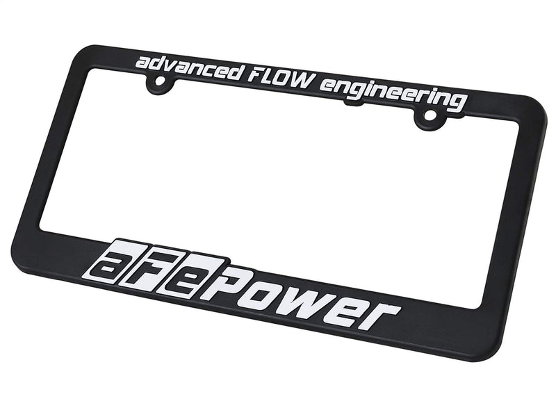 License Plate Frame aFe Power-40-10097, White