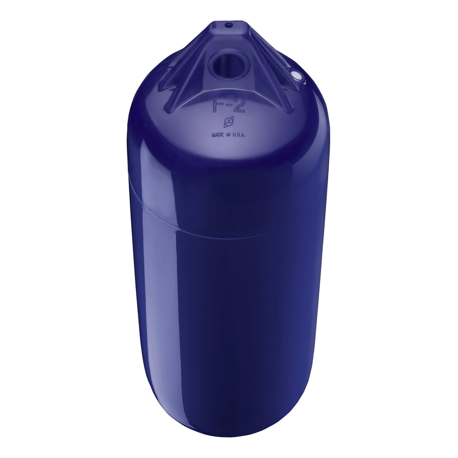 F-Series Polyform Boat Fender F-2 Standard Blue Ropehold - Navy Blue