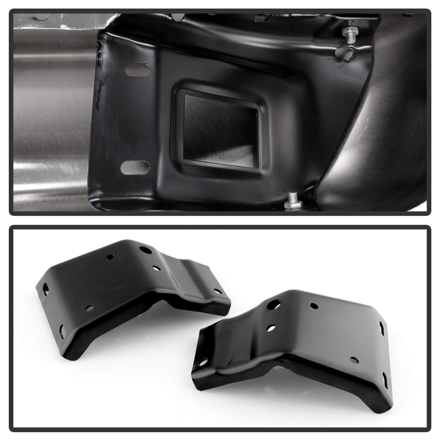 OEM Style Xtune Steel Rear Bumper (RB-DR02-SET-C)