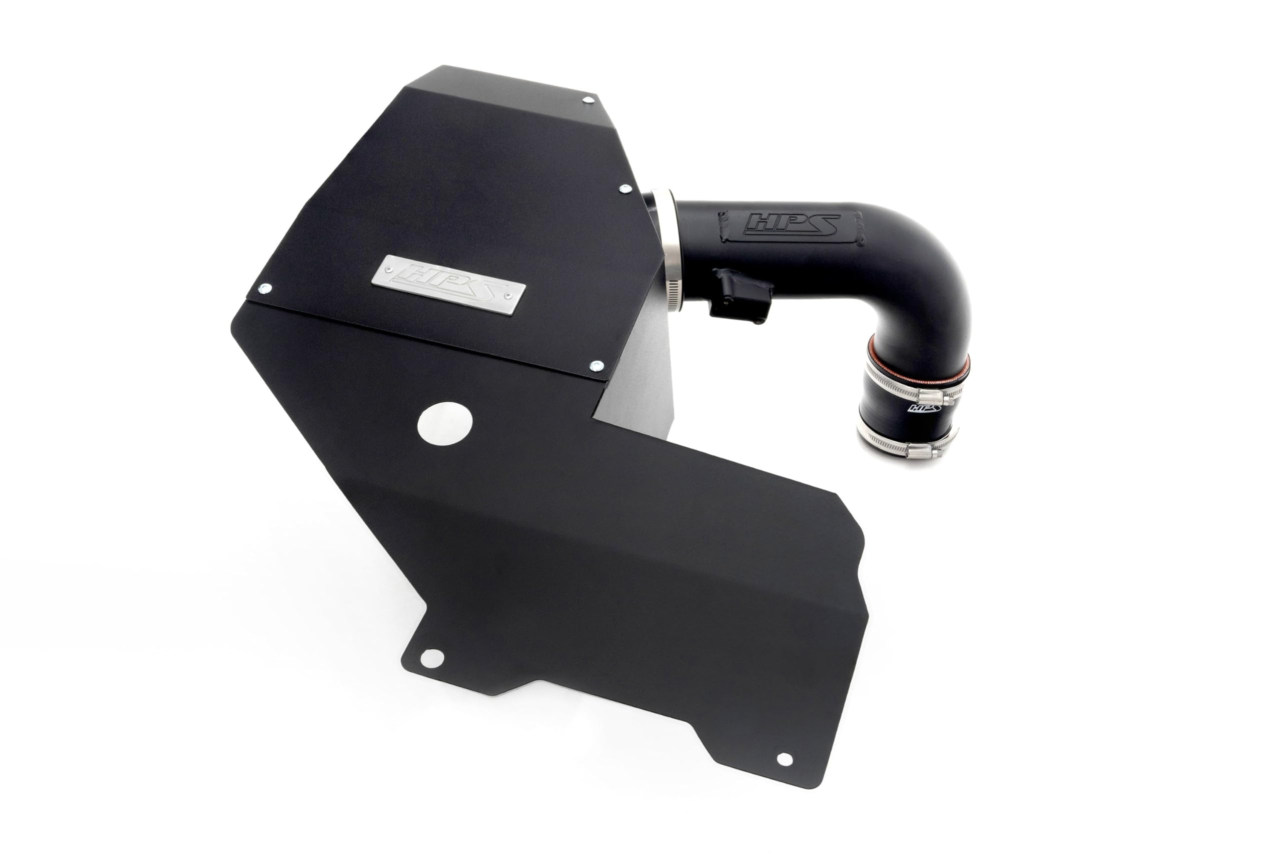 Black HPS Air Intake Kit with Heat Shield Cool Ram Compatible for 2024 Toyota Tacoma 2.4L Turbo, 827-779WB