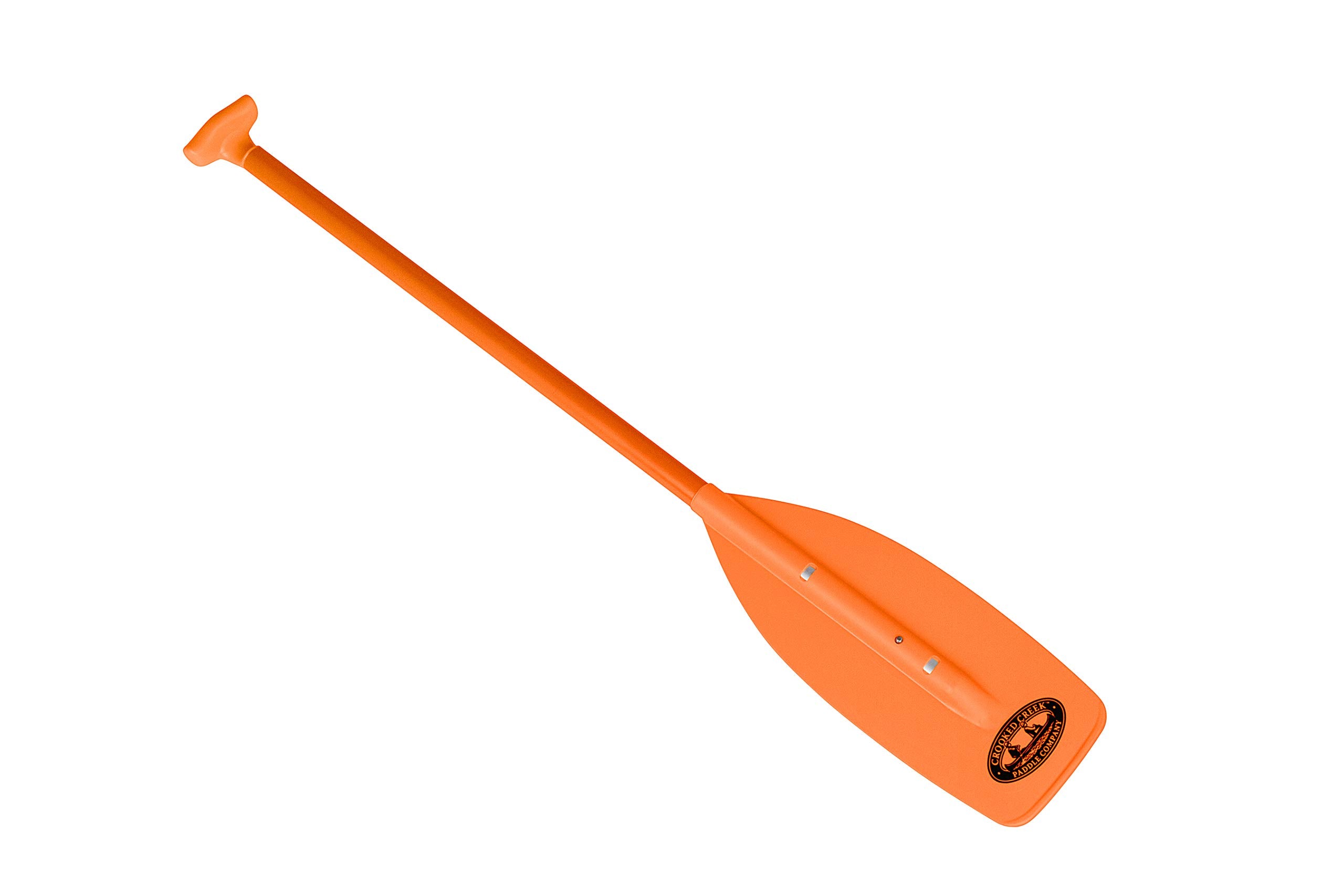 4-foot Crooked Creek Synthetic Boat Paddle, Orange - Features a Hybrid Grip for Full Palm Support and More Natural Motion (50457)