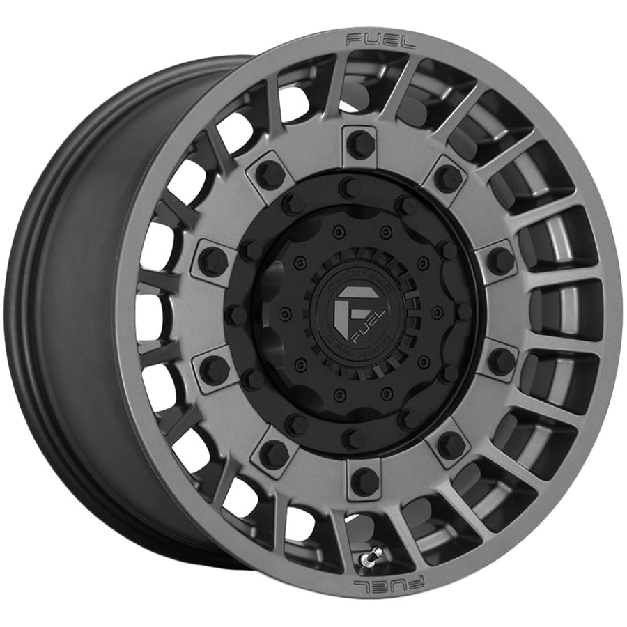 D726 MILITIA FUEL OFF-ROAD 17X9, 6X135/5.5, 5.04, 1mm MATTE ANTHRACITE AND BLACK - D72617909850