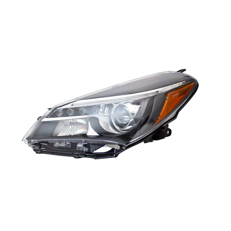Left TYC Headlight Assembly Compatible with 2015-2017 Toyota Yaris