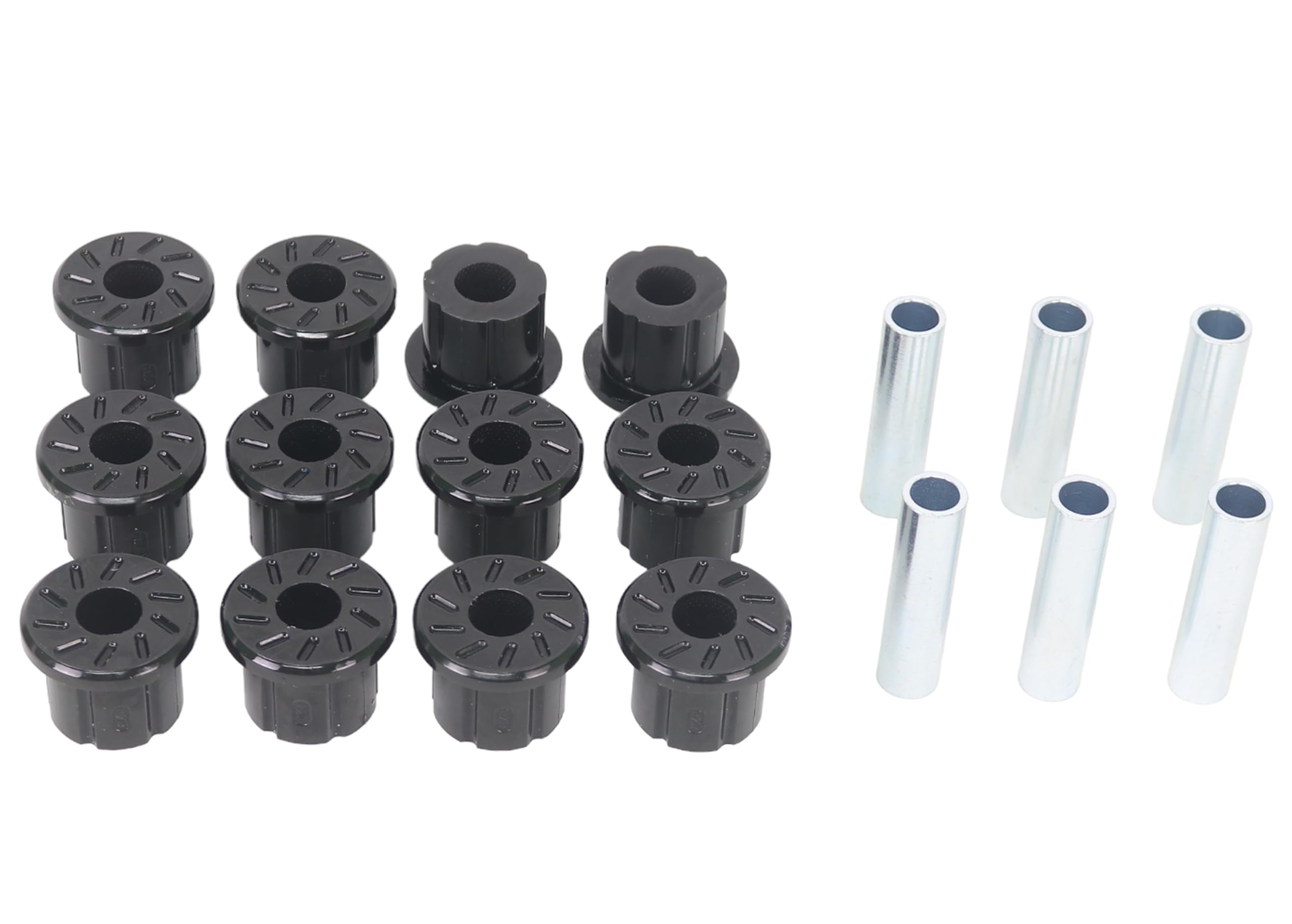 Whiteline W73477 Leaf Spring and Shackle Bushing Kit Rear Compatible with 67-87 Chevrolet, GMC