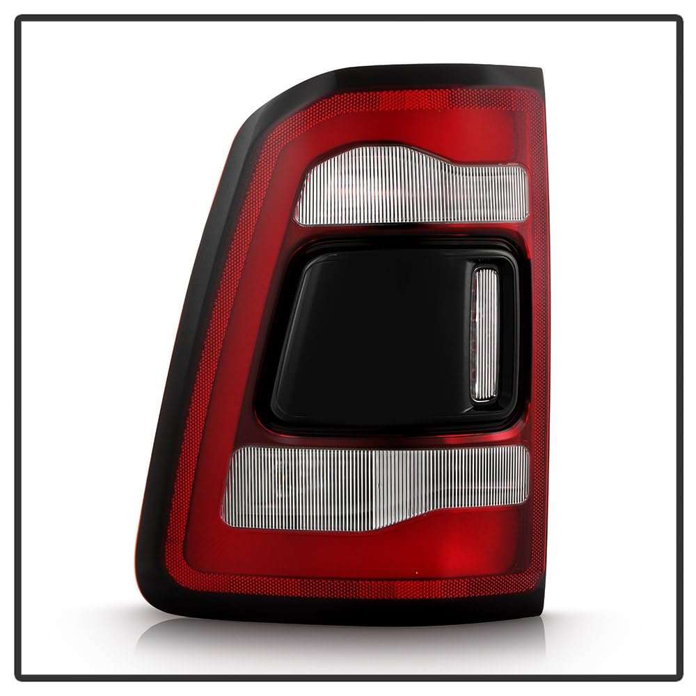 Dodge Ram 1500 Rebel Spyder (POE) LED Tail Light - OE Black Red Left (Fit Blind Spot Sensor Module Not Included)