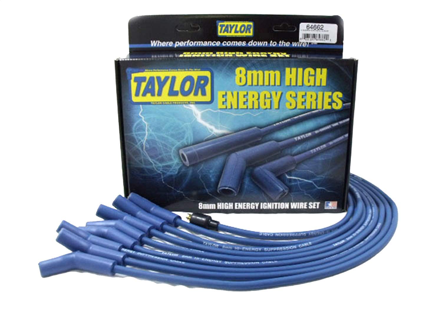 Hi-Energy Taylor Cable Prod 64662 Cstm 8cyl Blu