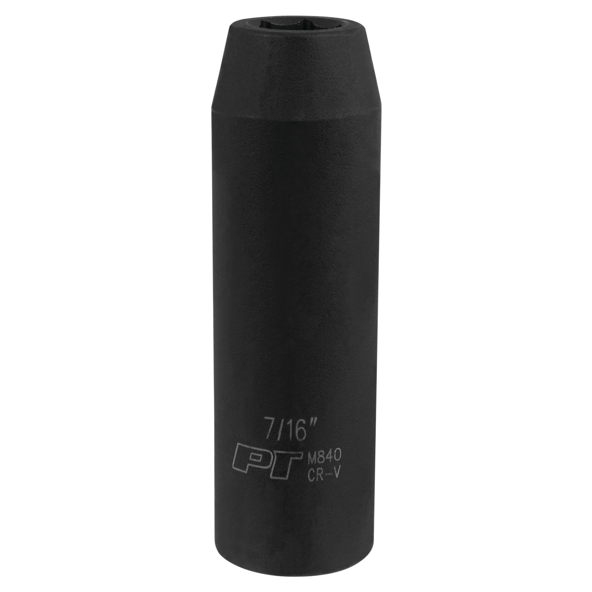 M840 Performance Tool 1/2 Drive Impact Socket, 7/16 - Durable and Reliable Socket for Heavy-Duty Tasks with High Torque Requirements