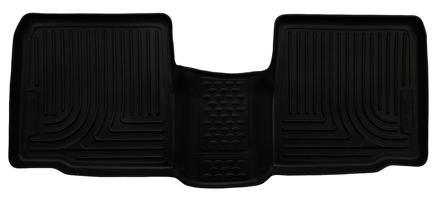 Weatherbeater Husky Liners Floor Mats | Fits 2015-2019 Ford Explorer | 2nd Row, 1-pc Black - 14761