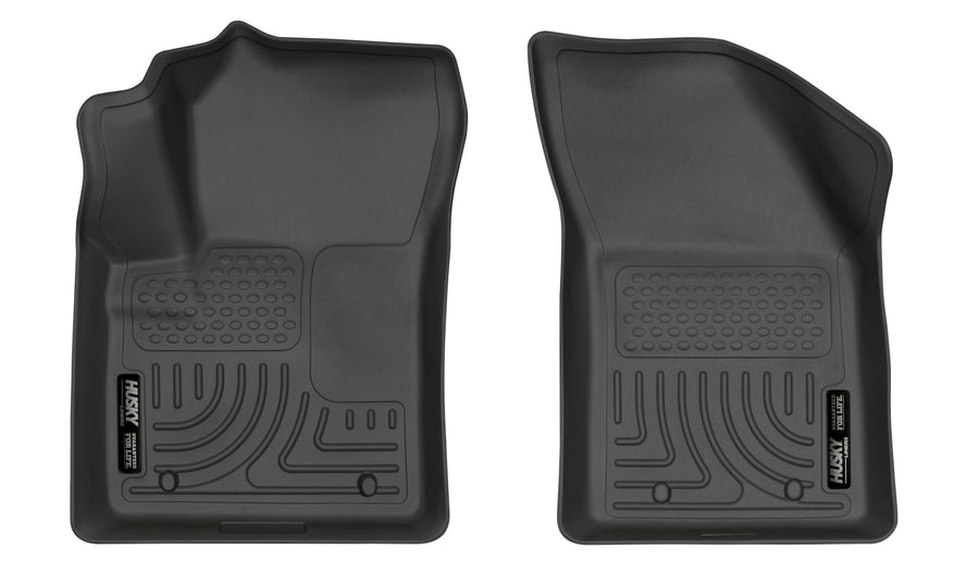 Weatherbeater Husky Liners Floor Mats | Fits 2015-2016 Chrysler 200 | Front Row, 2-pc Black - 17171