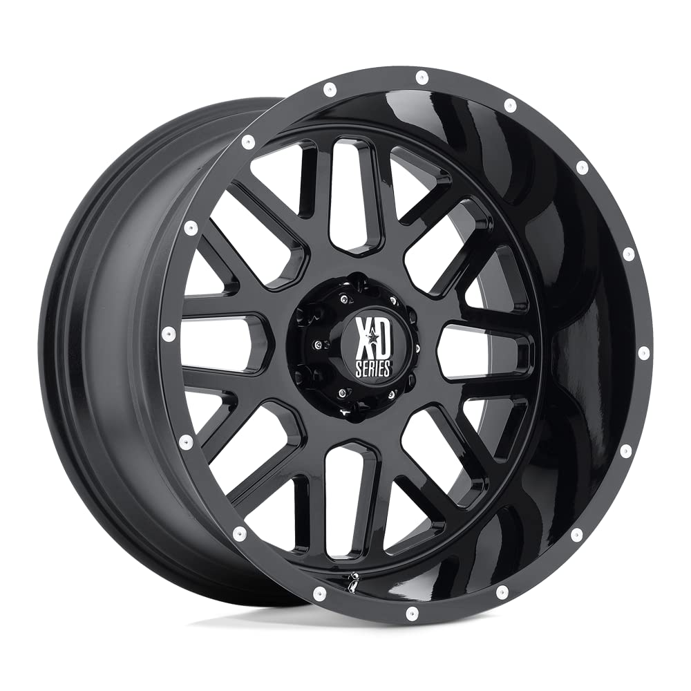 XD Wheels Grenade Xd820 Satin Black Wheel with Alloy Steel (18 x 9. inches /5 x 78 mm, 18 mm Offset)