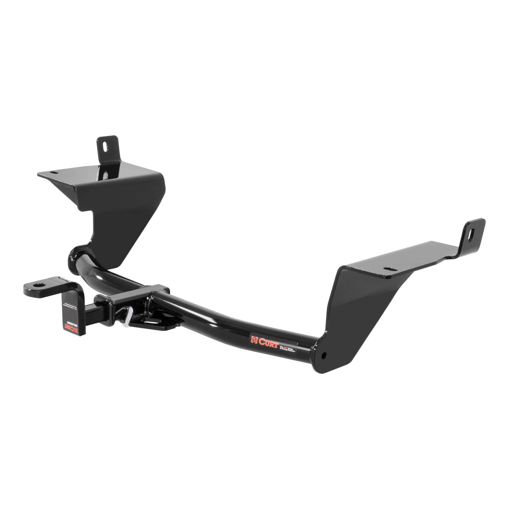 CURT Class 1 Trailer Hitch with Ball Mount, 1-1/4-In Receiver, Fits Volkswagen Golf Select