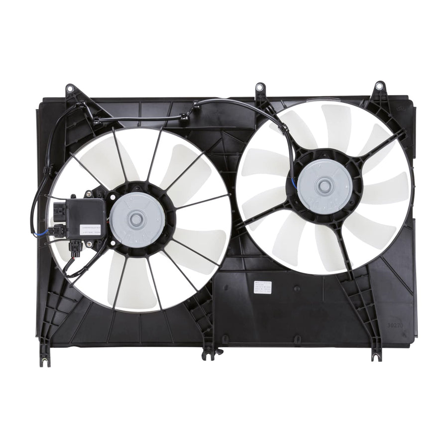 Cooling Fan Assembly TYC 621640 Compatible with 2004-2008 Mitsubishi Endeavor, Black