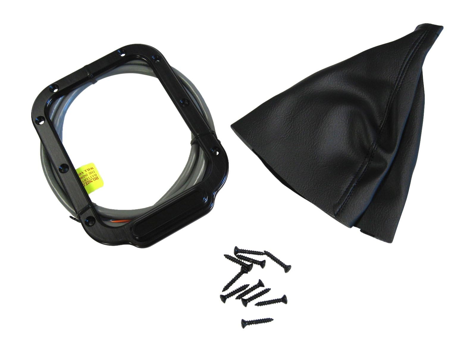 Black XCINB-1779 Cable Operated Horizontal Rectangular LED Boot Indicator with Boot Kit Lokar