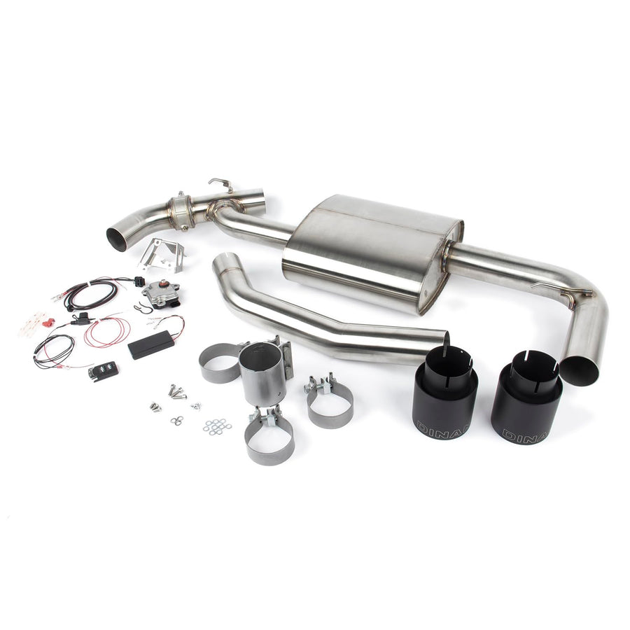 Dinan Valved D660-0083-BLK Axle-Back Exhaust - Compatible with 2017-2020 MINI Countryman S