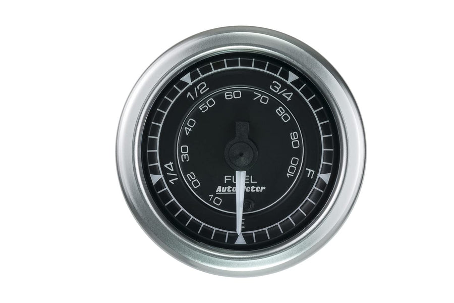 AutoMeter 8110 Auto Meter Gauge, Fuel Level, 2 1/16", 0-280Ω Programmable, Chrono