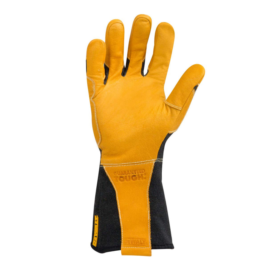 Dewalt Fabricator's Premium Gloves for Welding/Metal Fabrication, Gauntlet-Style Cuff, Small
