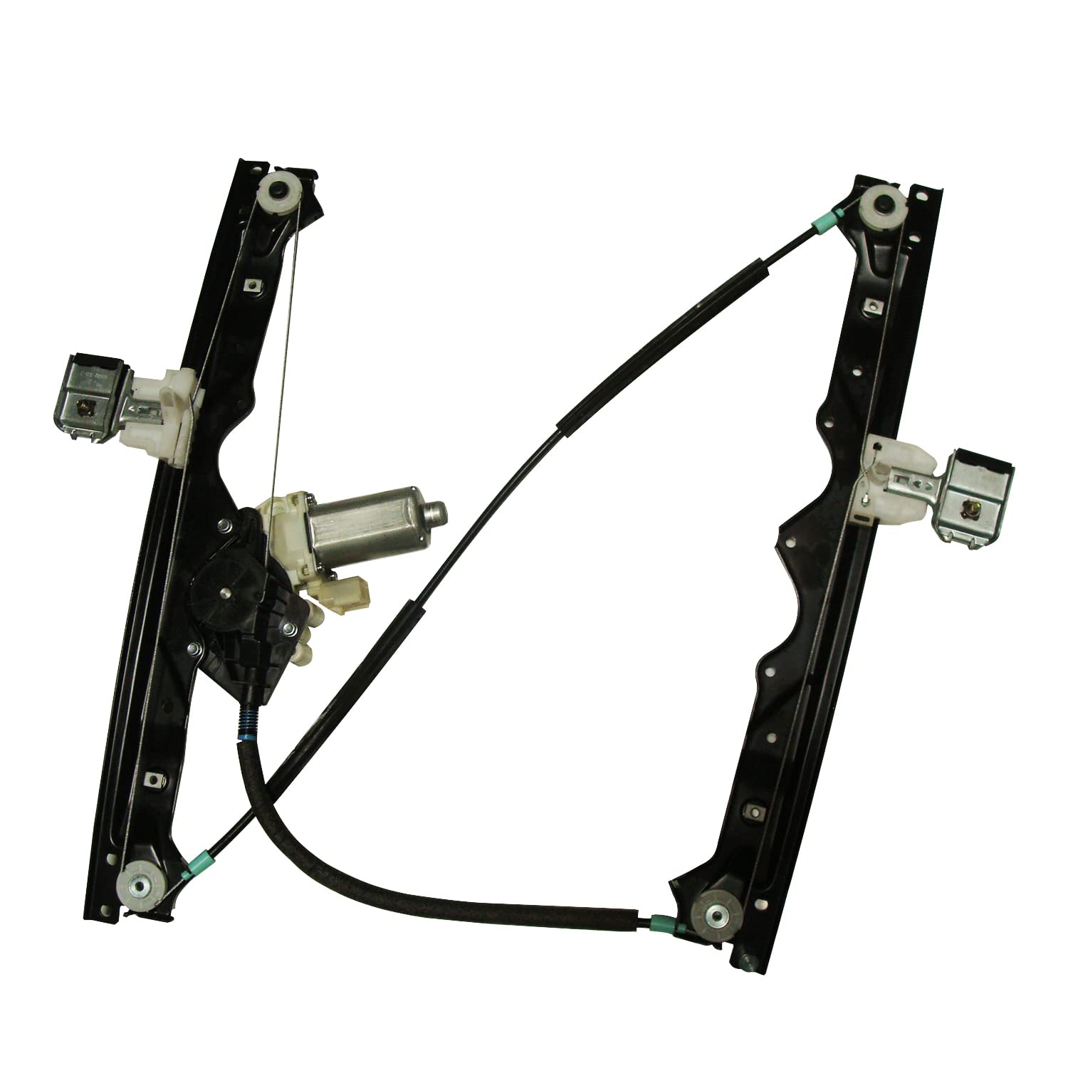 Power Window Motor and Regulator Assembly TYC 660430 Front Left-Side Compatible with 2006-2010 Jeep Grand Cherokee