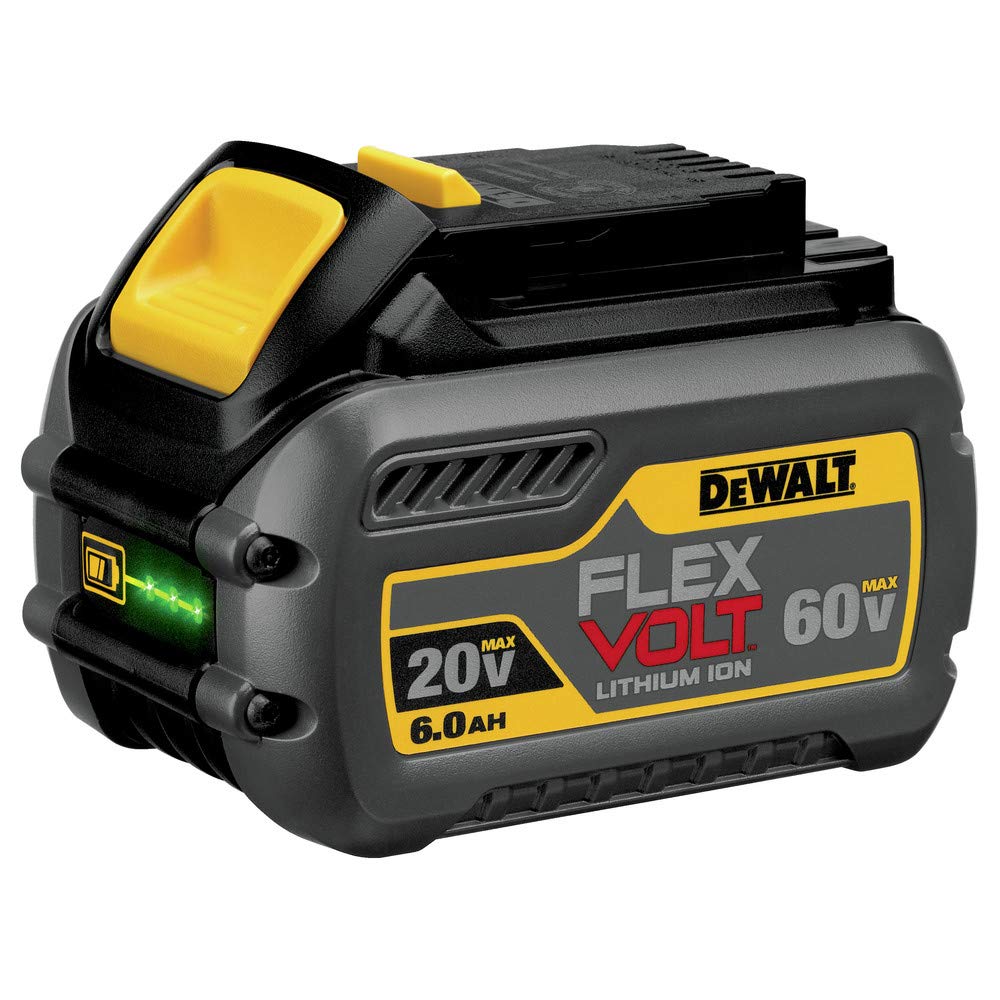 FLEXVOLT DEWALT 20V/60V MAX Lithium Ion Battery, 6.0-Ah (DCB606)