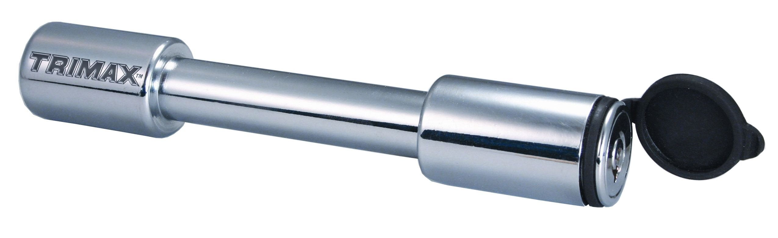 Trimax 5/8" Dia. Receiver Lock Twister Series with Flat Keys TK225, Clam Packaging, Chrome