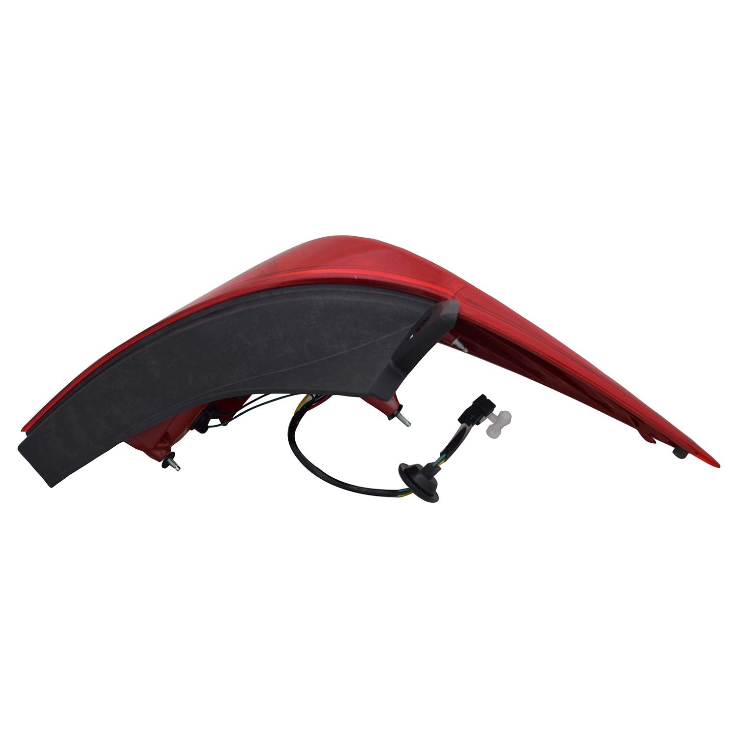 Left TYC Tail Light Assembly Compatible with 2007-2012 Nissan Versa