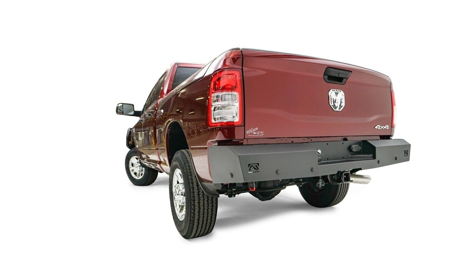Red Steel Fab Fours DR19-RT4450-1 Rear Bumper fits 19-23 Ram 2500