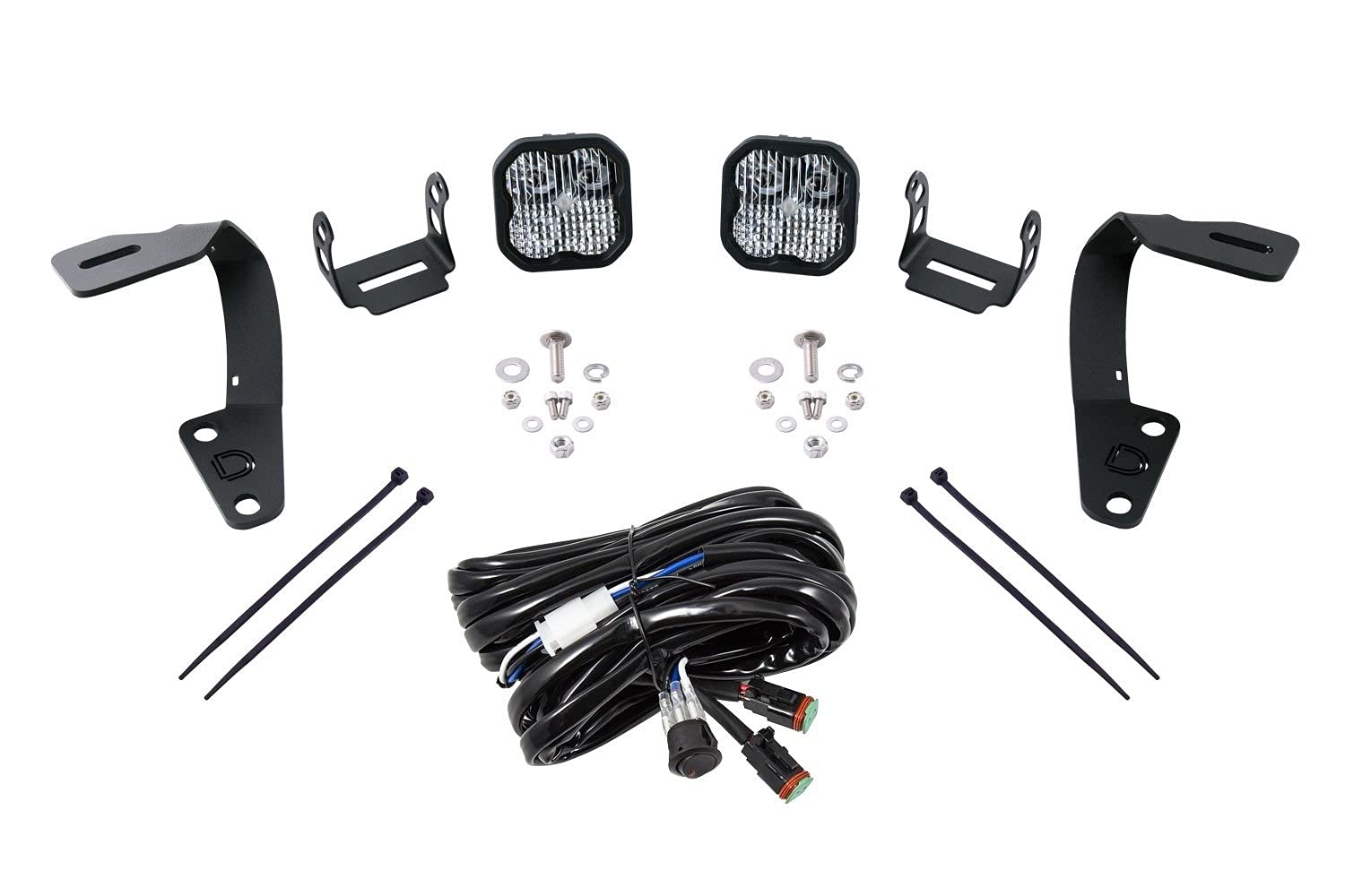 Diode Dynamics DD6747: Ditch Light Kit SS3 LED for 2010-2021 Toyota 4Runner Sport Yellow Combo