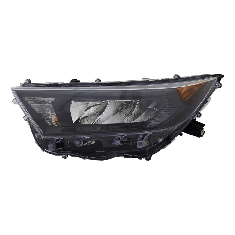 Left TYC Headlight Assembly Compatible with 2019-2021 Toyota Rav4