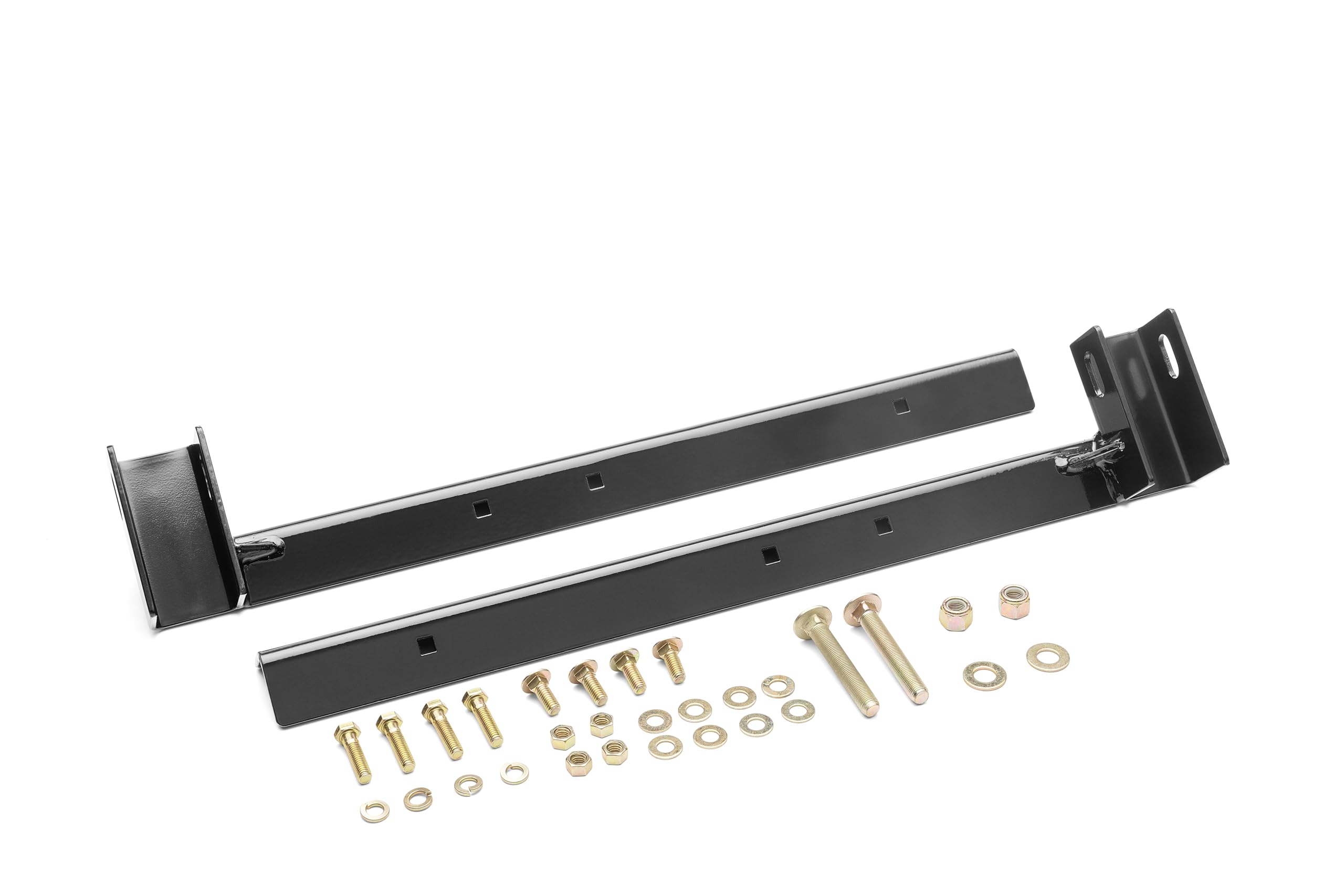 BACKRACK RealTruck Hardware Kit for use w/ 21" Toolbox, Low Profile, Black, N | 30119LP | Fits 2002-2025 RAM 1500/2500/3500; 2019-2025 Chevrolet/GMC Silverado/Sierra 1500 New Body Style & Others
