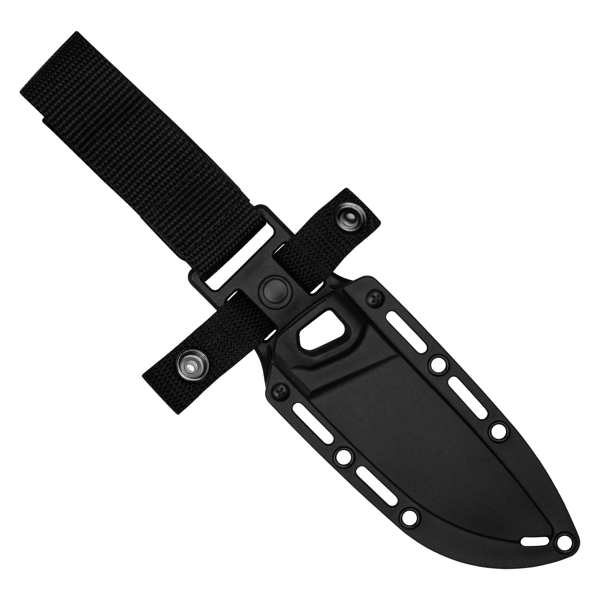 Kershaw Skinner Deschutes Gut Hook Fixed Blade Knife, Olive Design, 3.9 Inch Steel Fixed Drop Point Blade with Gut Hook, Full Tang Design, EDC, Molded Sheath, Everyday Carry Knife for Men and Women