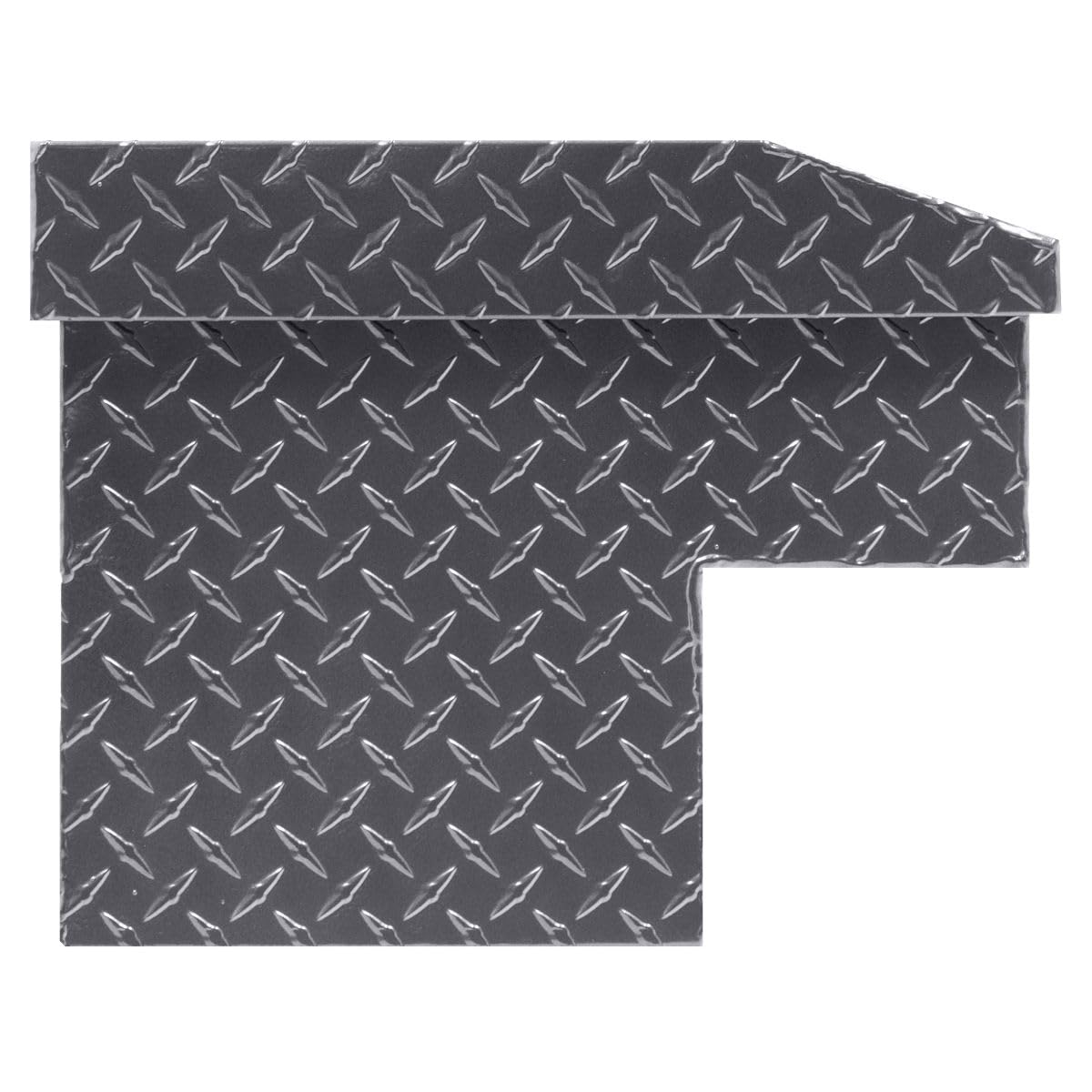 Weather Guard 56in Model 174-6-04 Lo-Side Box, Aluminum, Gunmetal Gray, 4.0 cu ft