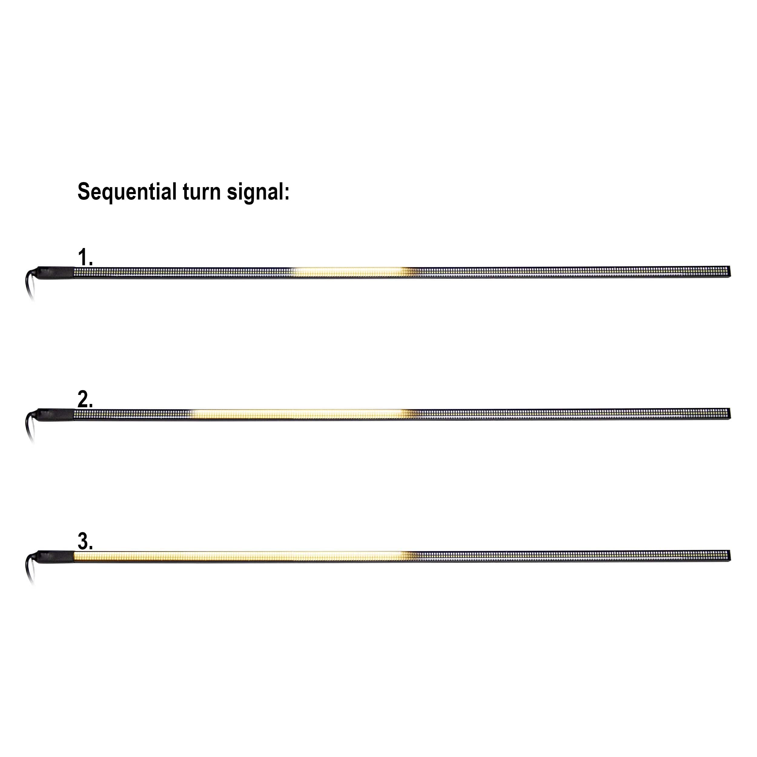 48” Heise Sequential LED Tailgate Lightbar (HE-STGB48)