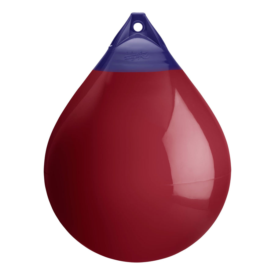 A-6 Standard Blue Ropehold - Burgundy Polyform A-Series Buoy