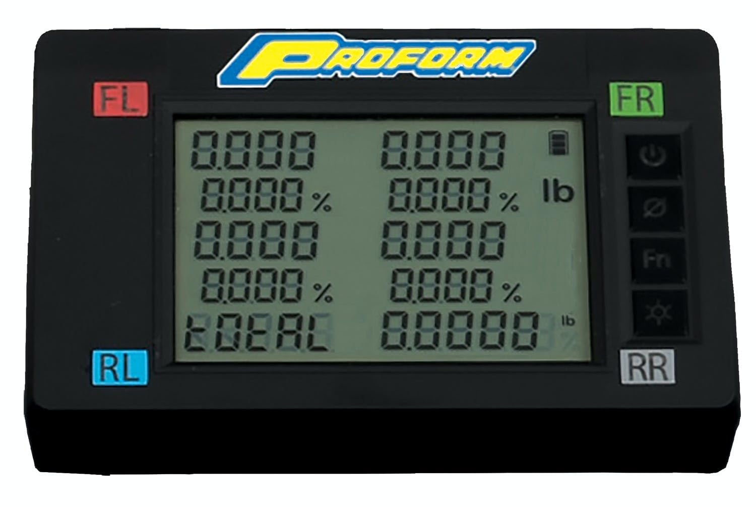 ProForm Slim Vehicle Scale, Electric, 15 in Square, 1750 Capacity Pad, Wireless, Case/Controller/Pads, Kit (TCI67644)